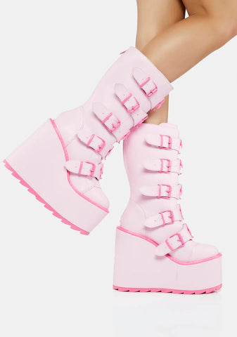 Pink Dune Toxica Boots
