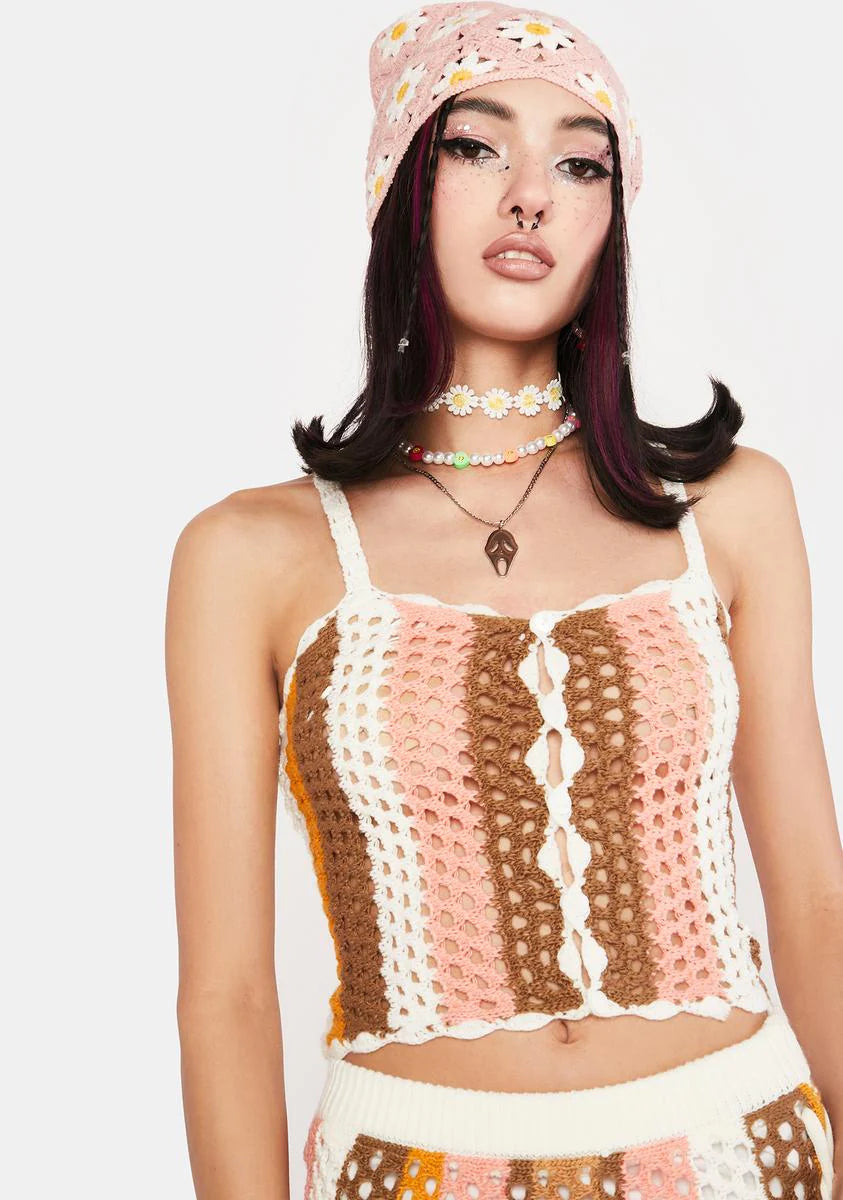 Satisfied Mind Crochet Top