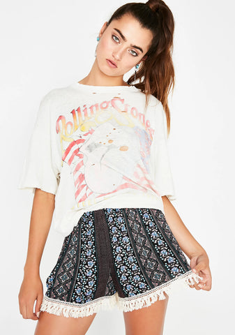 Natural Beauty Pattern Shorts