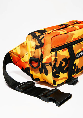 Orange Camo Side Pouch