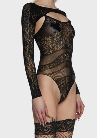 Don't Get Attached Sheer Bodysuit