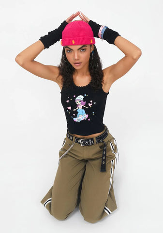 Chase The Fun Graphic Tank Top