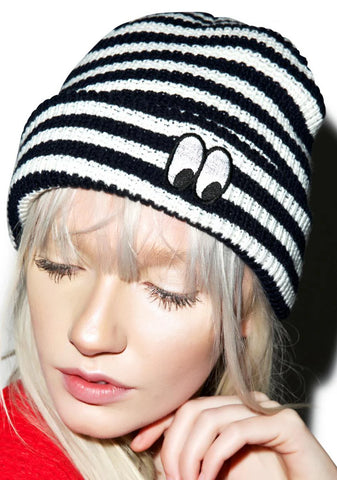 Stripey Eye Beanie
