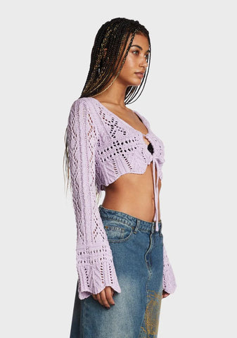 Among The Crowd Crochet Top