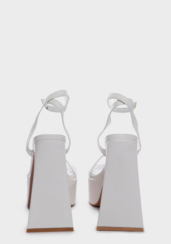 Angel On The Beat Platform Heels