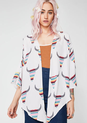 Run Wild Short Kimono