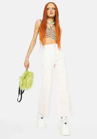 90s Pink Sailor Jeans