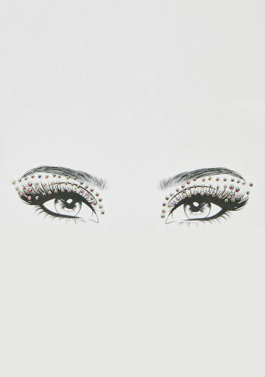 Icy Gaze Iridescent Eye Gems