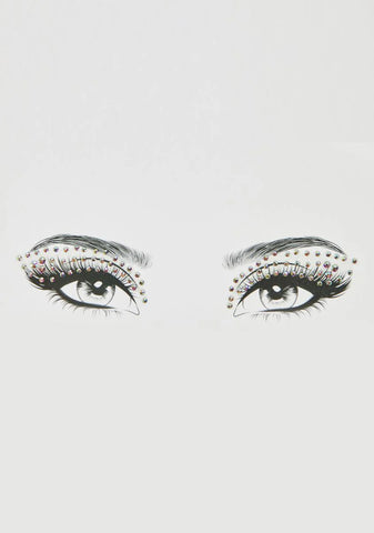 Icy Gaze Iridescent Eye Gems
