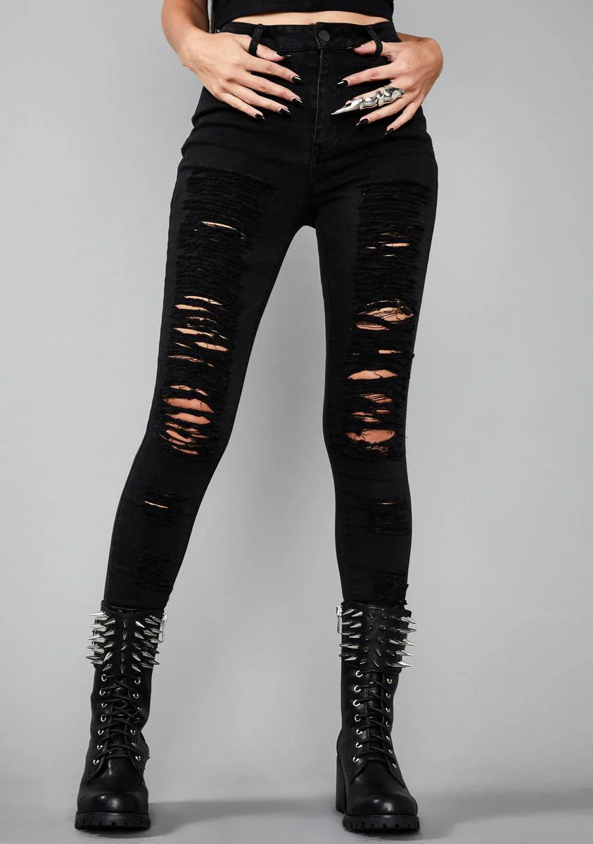 Into Oblivion Distressed Jeans