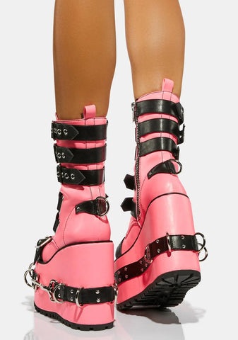 Sweet Hell Raiders Wedge Boots