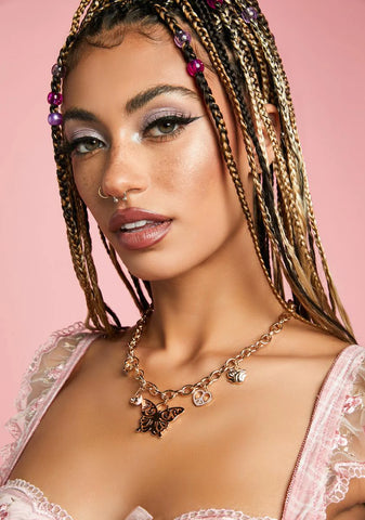 Dance In The Wind Butterfly Necklace