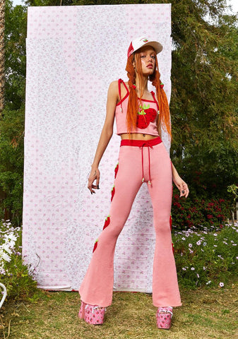 Berry Sweet Crochet Top