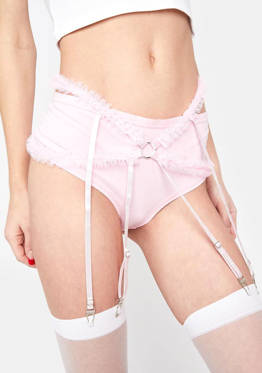 Don't Call Me Angel Garter Belt