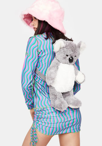 Clinging To You Plush Backpack