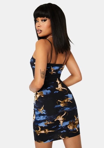 Heaven's Calling Mini Dress