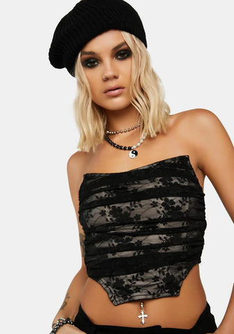 Scandalous Secret Lace Corset Top