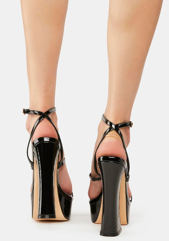 Black Howler Platform Heels