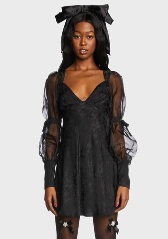 Bad Doll Behavior Bow Headband