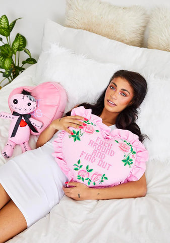 Take A Chance Heart Pillow