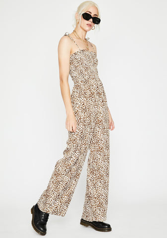 Kitten Club Leopard Jumpsuit