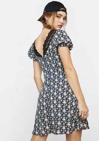Thought Of U Floral Mini Dress