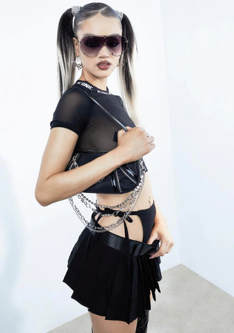 Iconic Status Mesh Baby Tee