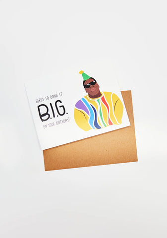 Biggie Birthday Card