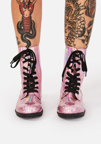 Pixie I Am Your Leader Hologram Boots