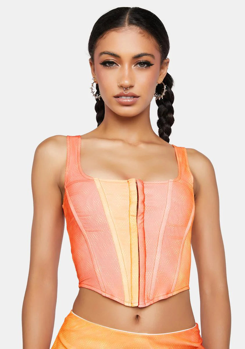 Chase The Sunset Corset Top