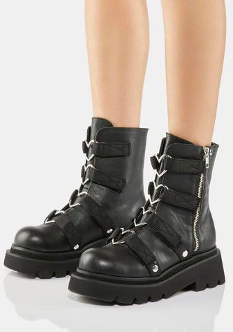 Renegade-50 Heart Combat Boots