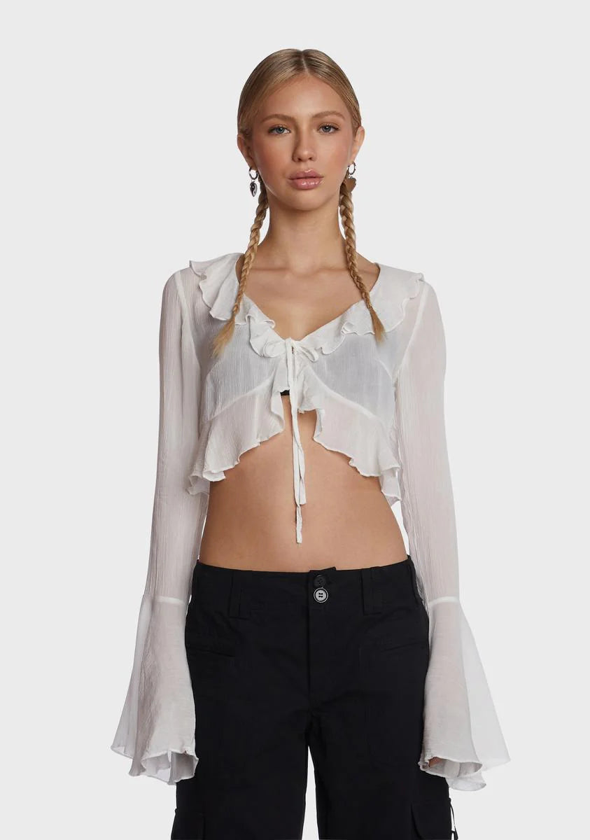 Let It Flow Crop Top