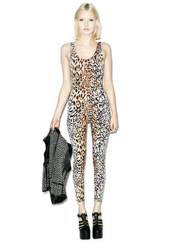 Leopard Unitard Jumpsuit