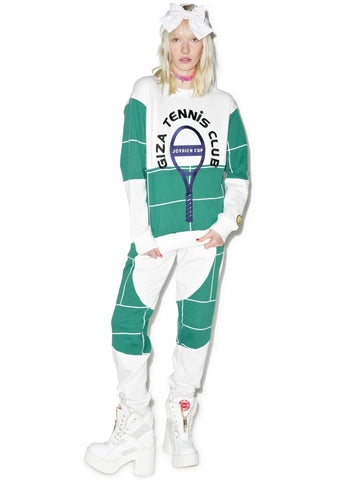 X GIZA Tennis Court Crew - Green