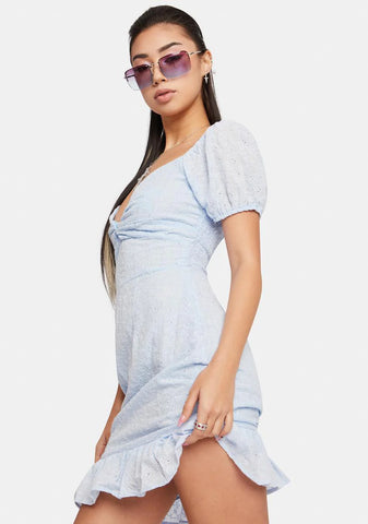 Chill Need A GF Now Ruffle Mini Dress