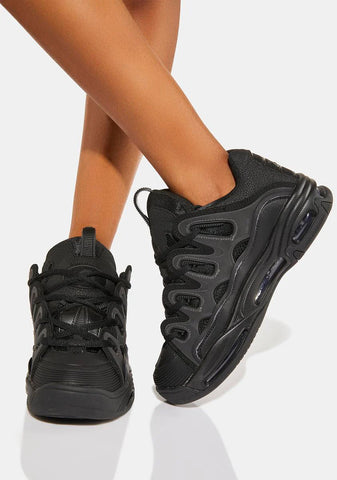 Black D3 2001 Sneakers