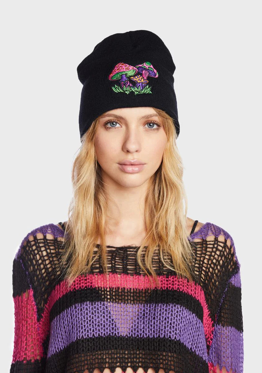 Melted Dream Mushroom Beanie