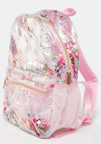 Think Pink Confetti Backpack