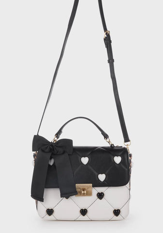 I Want Candy Hearts Satchel Bag