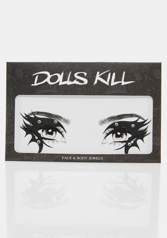 Queen Of Darkness Eye Stickers