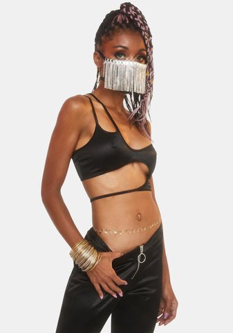 Supernova Girl Asymmetrical Bra Top