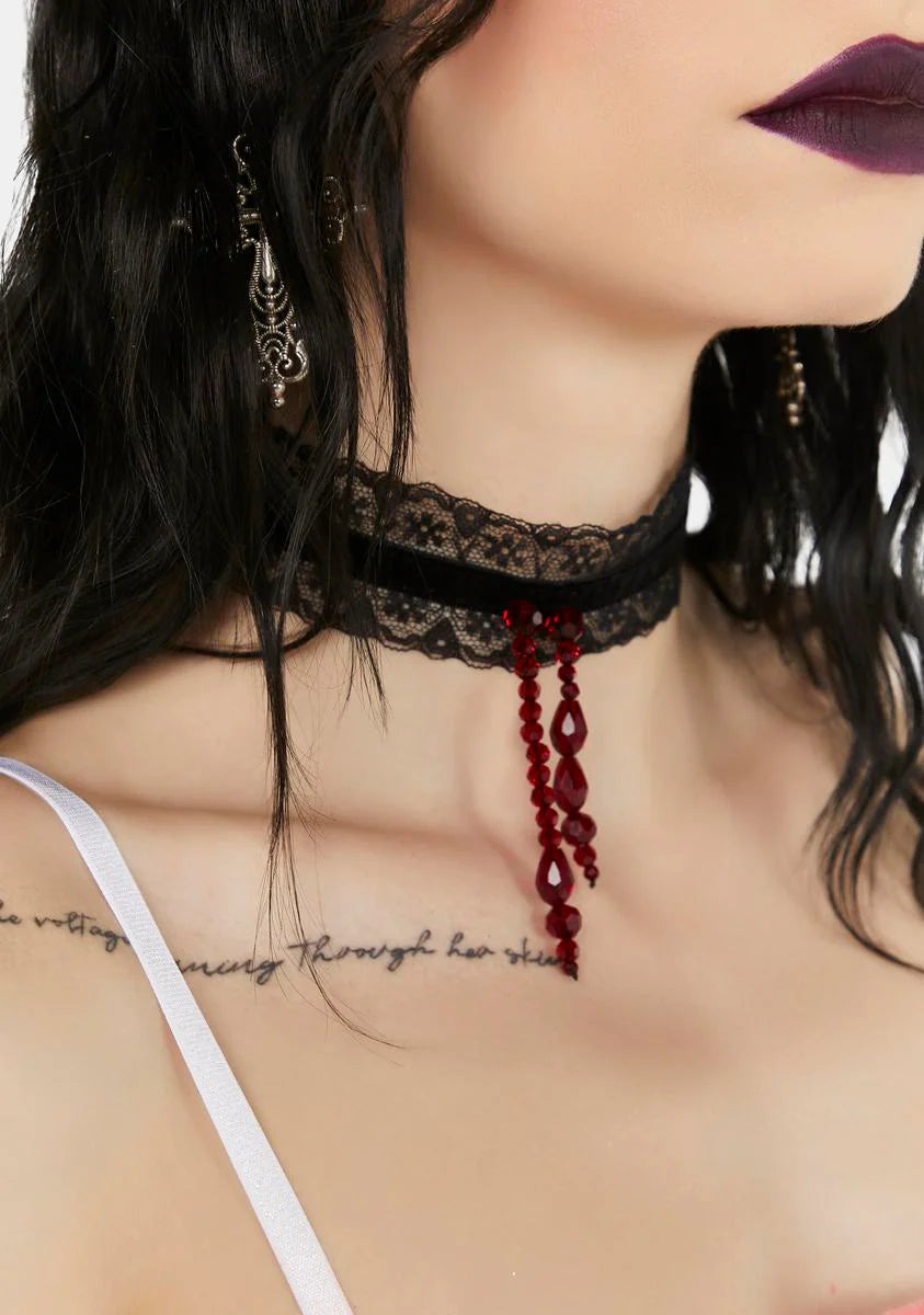 Thrill And Chill Lace Choker