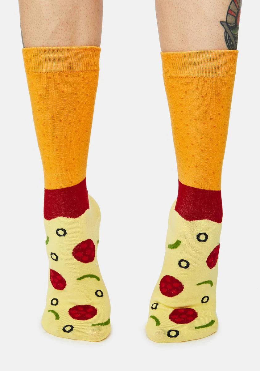 Another Slice Pizza Crew Socks