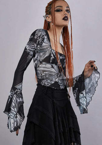 Into The Shadows Crop Top