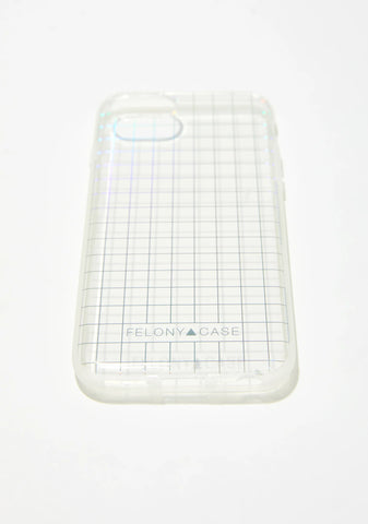 Holographic Grid iPhone Case