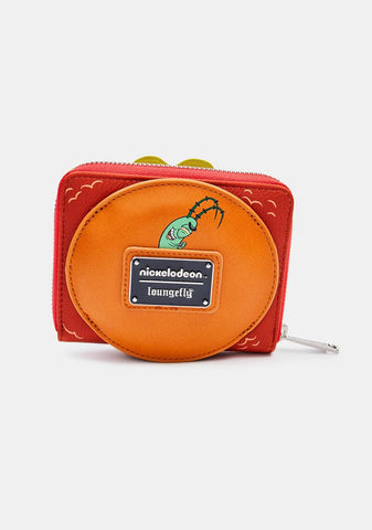 Plankton Krabby Patty Zip Around Wallet