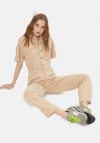 Dirty Ecru Marci Jumpsuit