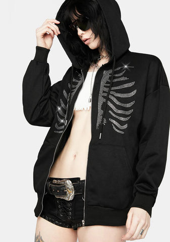 Dark Part Of Me Zip Up Hoodie