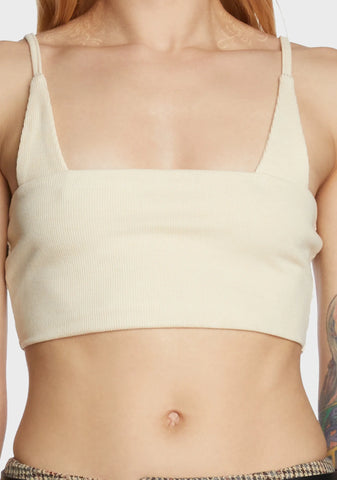 At Your Best Knit Tank - Off White