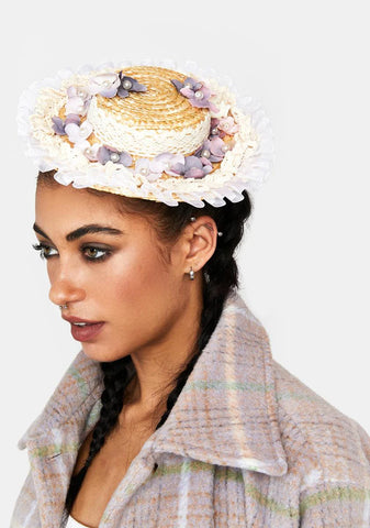 Rabbit Loves You Straw Hat